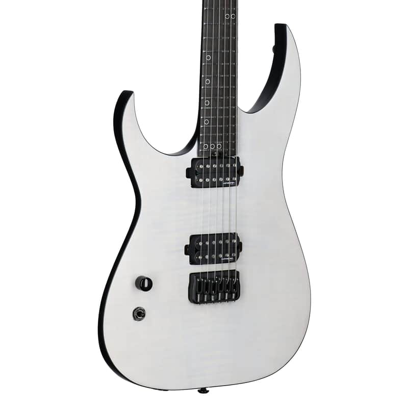 Schecter KM-6 MK-III Keith Merrow Legacy Electric Guitar, Left-Handed, Tri-White Satin, Open Box (Very Good) image 1