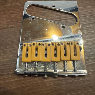 Gotoh GTC201 Telecaster Bridge Chrome with Tusq saddles image 2