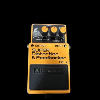 BOSS 初期型DF-2 SUPER Distortion&Feedbacker Boss DF-2 Super Feedbacker and Distortion 1985 - 1989 Made In