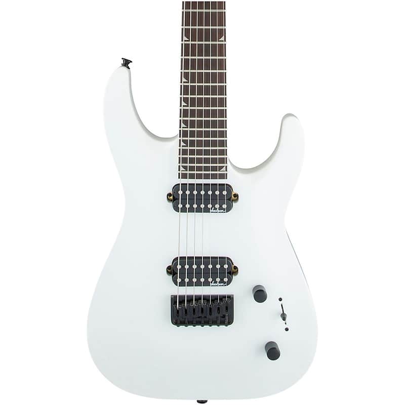 Jackson JS Series Dinky Arch Top JS32-7 DKA HT 7-String Electric Guitar Regular Snow White image 1
