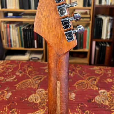 Fender American Acoustasonic Jazzmaster All-Mahogany, Ebony Fingerboard, Luthier Prepared image 7