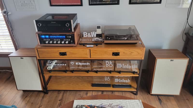 Klipsch Heresy IV Loudspeakers - TEAK WOOD!
