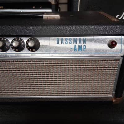 Fender Bassman Head 1968 Silverface "Black Line" Drip Edge / Blackface AB165 Circuit image 3