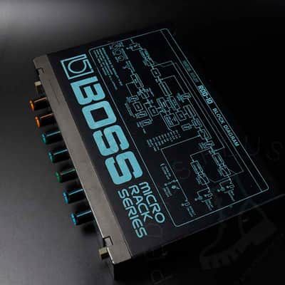 Boss RDD-10 Micro Rack Series Digital Delay 1985 - 1991 - Black image 2