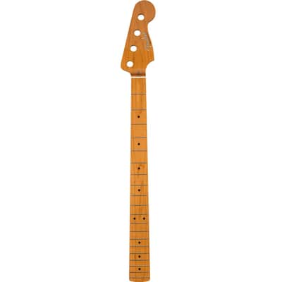 Fender Roasted Maple VINTERA 50s Precision/P-Bass Neck, 7.25", 20 Frets, C-Shape image 4