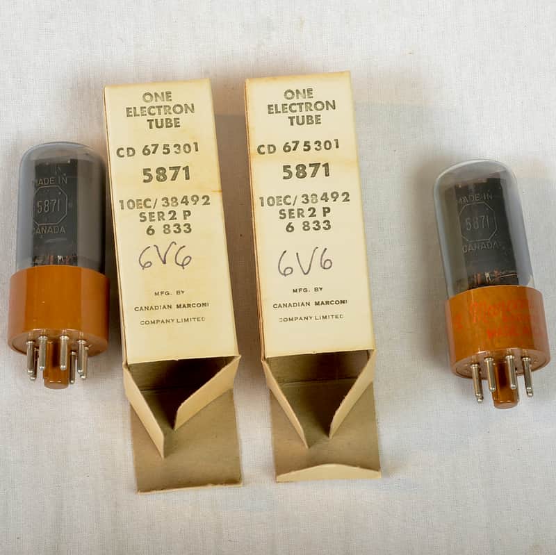 Marconi 6V6 (NOS matched pair) image 1