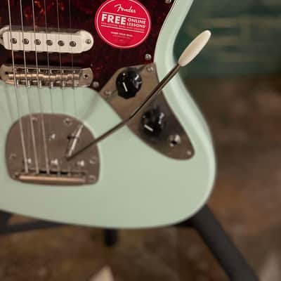 Squier Classic Vibe 70s Jaguar SS Electric Guitar in Surf Green w/ Trem Arm image 6