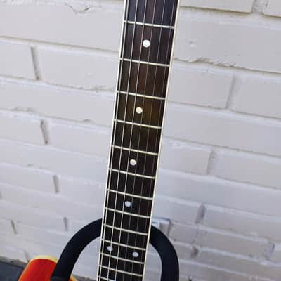 1980s Hondo Revival H935RS Flamed Maple Semi-Hollowbody Guitar w/ OHSC image 3