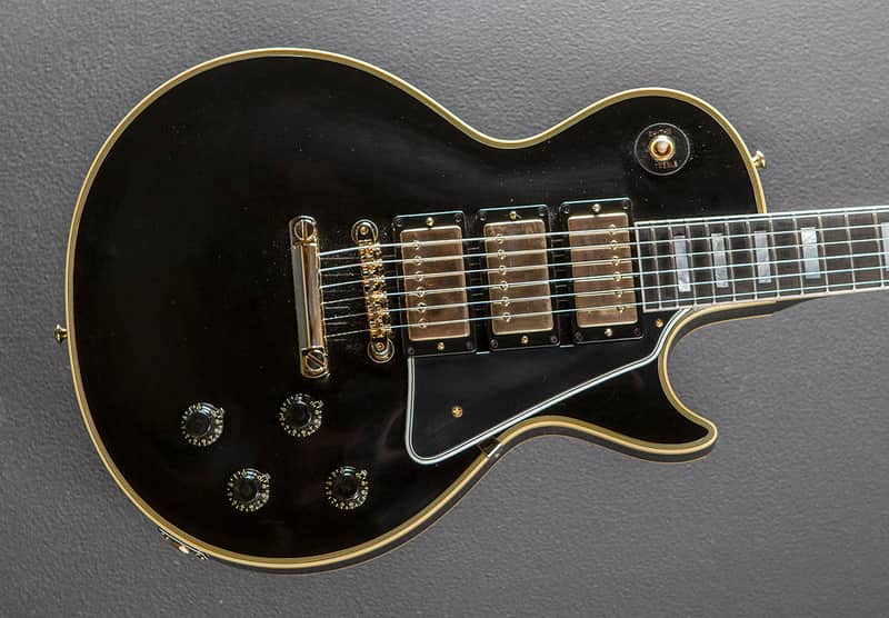 Gibson Custom Shop 1957 Les Paul Custom Reissue - VOS Ebony 3 Pickup image 1