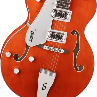 Gretsch G5420LH Electromatic Classic Hollow Body Single-Cut Guitar, Left-Handed, Laurel Fingerboard, Orange Stain image 5