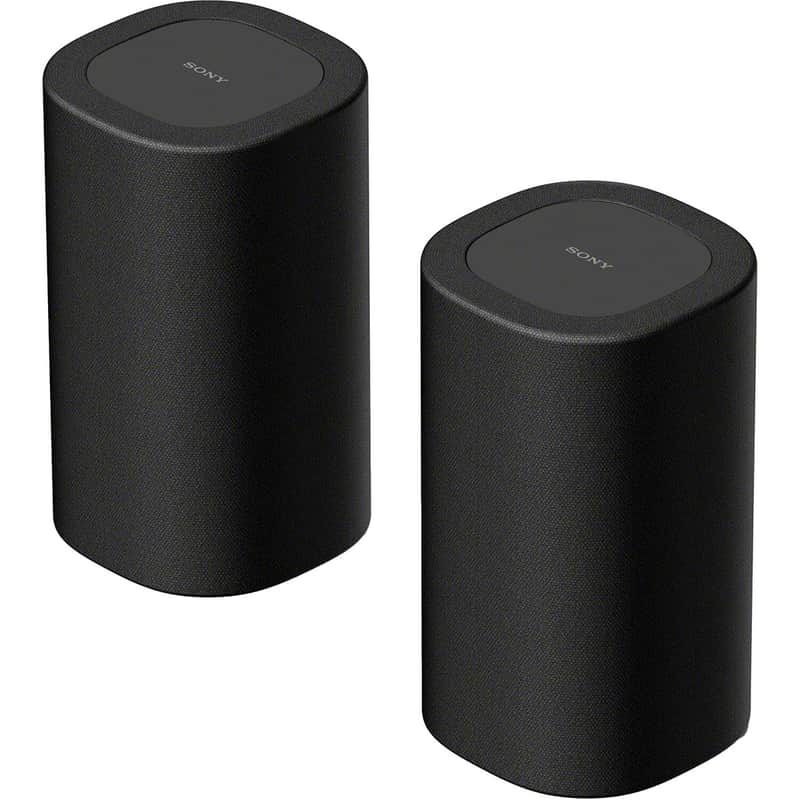 Sony BRAVIA Theater Rear 8 Wireless Surround Speakers for Select Sony Soundbars, Pair, Black image 1