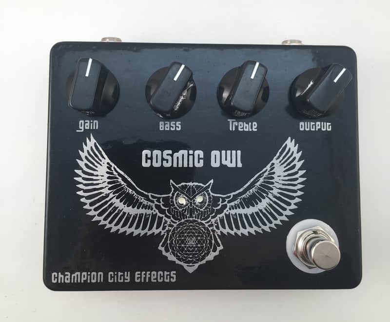Champion City Effects Cosmic Owl 2016 Acid Etched/Metallic Black image 1