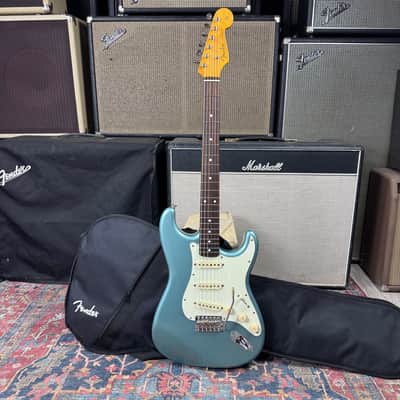 Fender Japan Exclusive Classic 60's Stratocaster Ocean Turquiose Metallic w/Tags - 2016 image 6