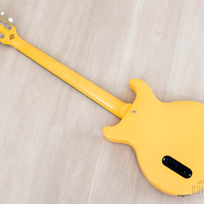 2002 Gibson Prototype One-Off Les Paul Junior Contour Double Cut TV Yellow w/ Case, COA image 12