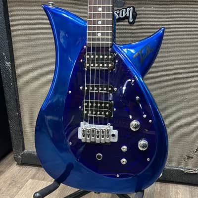 Tokai Talbo Blazing Fire Wilkinson Aluminum 2000s - Platinum Blue image 1