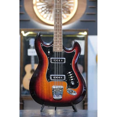 1969 Hagström H 8 8-string Bass sunburst image 1