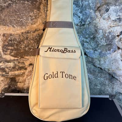 Gold Tone M-Bass/FL Micro 23" Scale Fretless Acoustic/Electric Bass Natural image 22