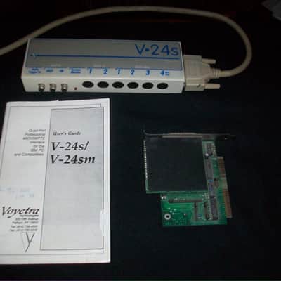 Voyetra V24s Midi Interface 1991 Green/Silver image 1