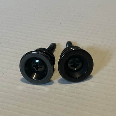 2000's Japan Jackson Dinky Guitar Factory Black Oversize Strap Buttons image 1