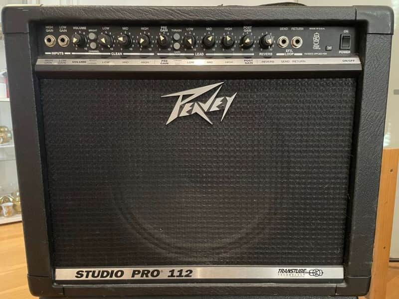 Peavey TransTube Series Studio Pro 112 65-Watt 1x12" Guitar Combo 2000s - Black with Red Trim image 1
