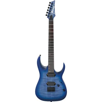 Ibanez RGA42FMBLF RGA Standard Guitar - Blue Lagoon Burst Flat image 1
