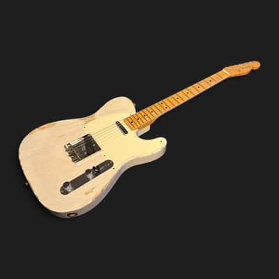 Fender Custom Shop '57 Telecaster Heavy Relic - Lightweight Ash - Josefina HW - 3,25kg 2022 - White Blonde image 6