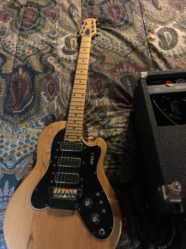 Ovation Viper III with Maple Fretboard 1979 - 1980 - Natural - Very Good