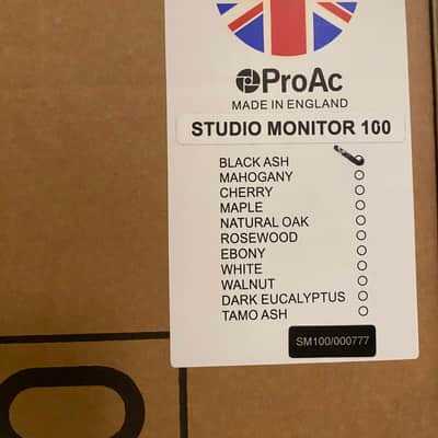 ProAc SM100 2024 (Pair #777) - Black Ash + Original Packaging and Magnetic Grills image 7