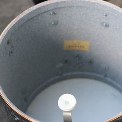 Rogers Holiday 16 x 16 floor tom fullerton 1960's  - black diamond pearl image 9
