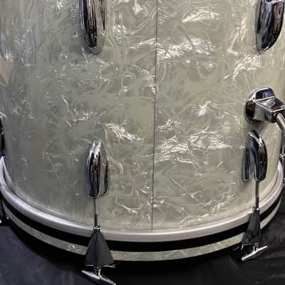 Slingerland Gene Krupa Mid 60s 3 Piece Drum Set - White Marine Pearl image 17
