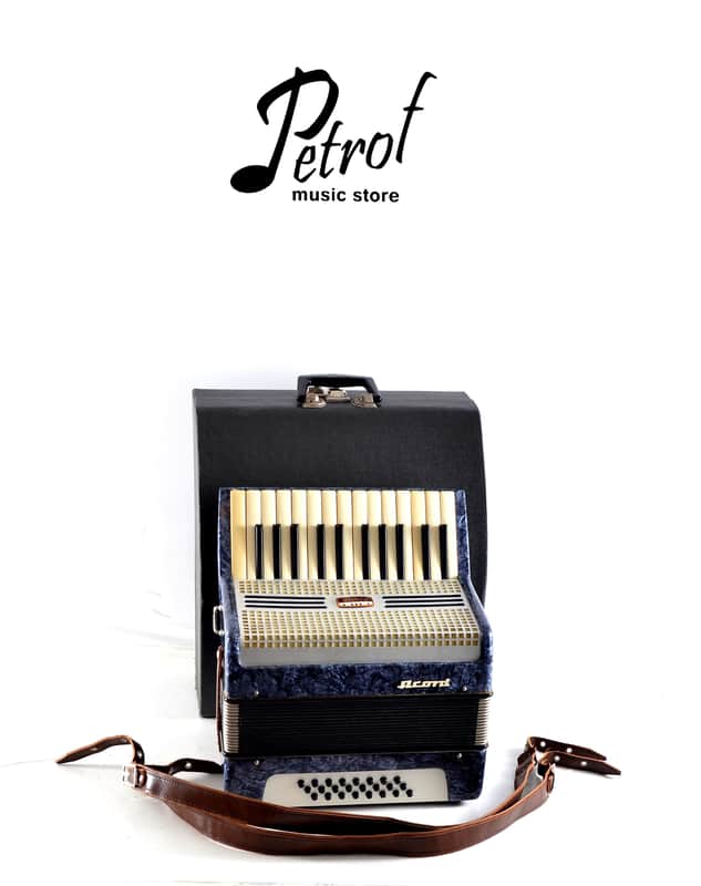 Rare, Vintage, Quality, Romanian Piano Accordion Timis Acord - 24 bass + Original Hard Case & Shoulder Straps image 1
