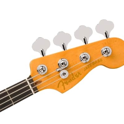 Fender American Ultra II Jazz Bass, Noble Blue / Ebony *IN STOCK* image 3