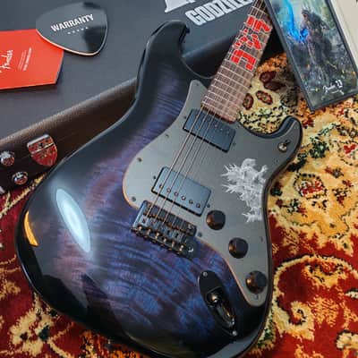 *NEW IN BOX* 2025 Fender Japan Godzilla Blue Stratocaster with Godzilla Distortion Set, Godzilla 70th Anniversary Collaboration Collection Limited Edition 🔥 image 2