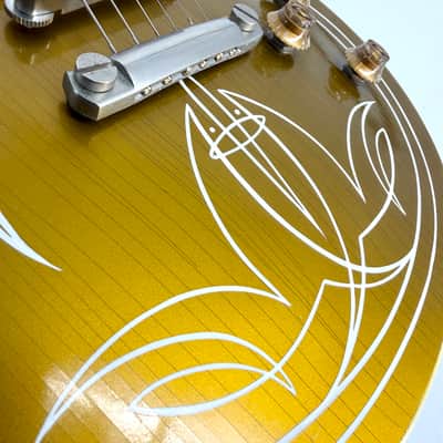 2013 Gibson Custom Shop Billy Gibbons Pinstripe '57 Les Paul - Gold Top image 15