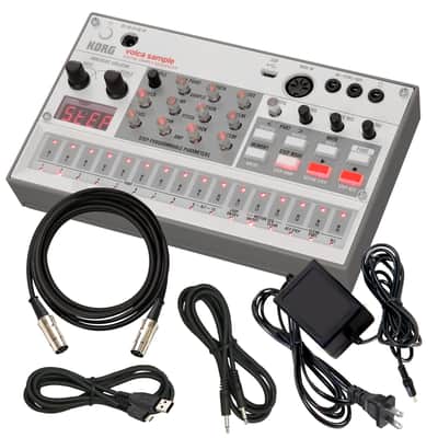 Korg Volca Sample 2 Digital Sample Sequencer - Power & Cable Rig