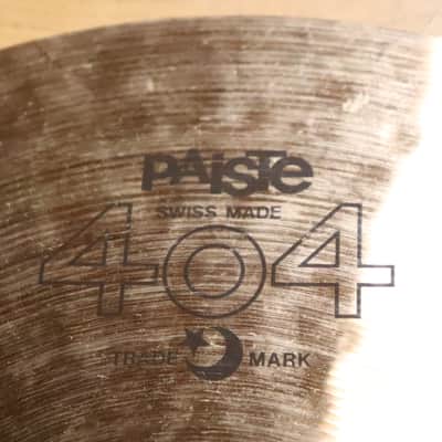 Paiste 14" 404 Hi Hat Cymbal Bottom image 6