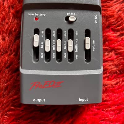 Fishman Pro EQ II 4-Band EQ 2000s - Gray/Red image 7
