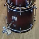 Gretsch CM1-E826P Catalina Maple Round Badge 7x8 / 7x10 / 8x12 / 14x14 / 16x16 / 18x22 / 6x14" 7pc Drum Kit 2015 - Present - Satin Deep Cherry Burst