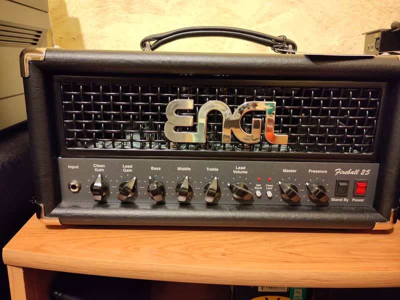 Engl Fireball 25 Type E633 2-Channel 25-Watt Guitar Amp Head 2019 - Present - Black image 1