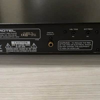 VINTAGE ROTEL SE CD PLAYER/SPECIAL EDITION image 5