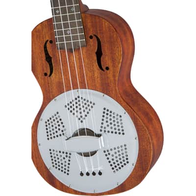Gretsch G9112 Resonator-Ukulele w/ Gig Bag - Honey Mahogany Stain image 1