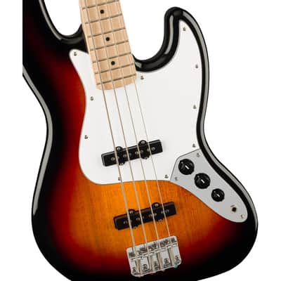 Squier Affinity Jazz Bass with Maple Fretboard - 3-Color Sunburst image 3