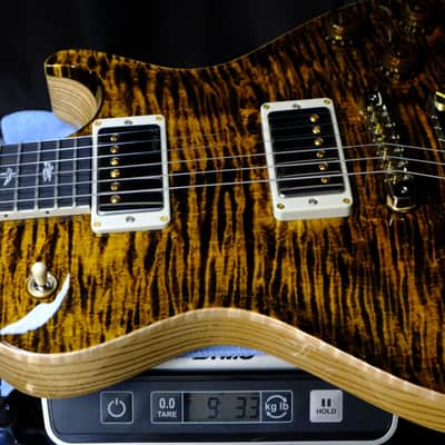 Mint PRS Wood Library McCarty 594 Singlecut Flame Maple - Yellow Tiger imagen 12