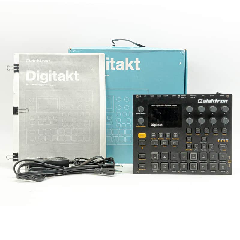 Elektron Digitakt Digital Drum Machine Sampler 8-Track MIDI Sequencer w/ Box PSU image 1
