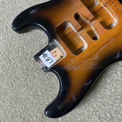 Tobacco Burst Basswood Solid Stratocaster Style Guitar Body image 5