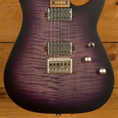 Schecter C-1 Standard Plus - Roasted Maple - Transparent Purple Burst Bild 3
