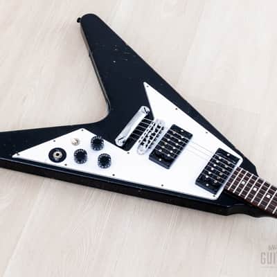 Gibson Custom Shop Kirk Hammett 1979 Flying V Murphy Lab Aged Ebony image 8