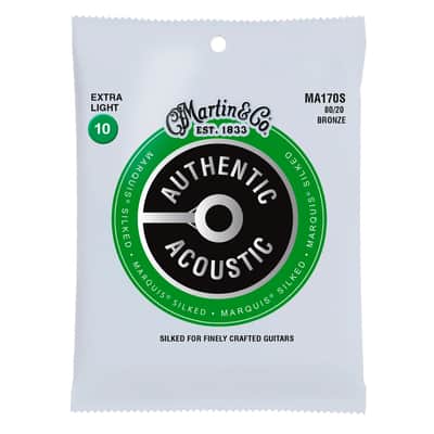 MA170S AUTHENTIC MARQUIS SILKED 80/20 Bronze Extra Light 10/47 Martin Strings Bild 1