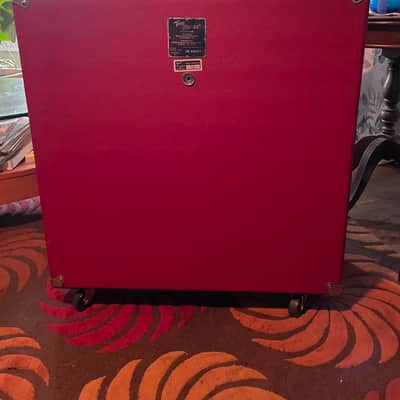Fender Tone-Master 412 Enclosure 4x12" Guitar Speaker Cabinet RED -Custom Shop image 2