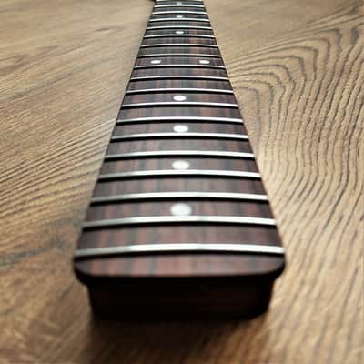 Stratocaster Compatible Roasted Maple and Rosewood Guitar Neck Nitro 22 fret image 6